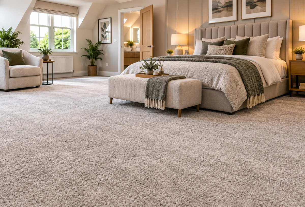 Carpet flooring room