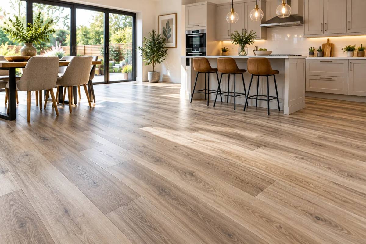 LVT flooring installation